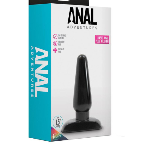 Anal Adventures - Plug Medium Nero 