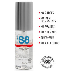 S8 - Lubrificante a base d'acqua Warming 50ml