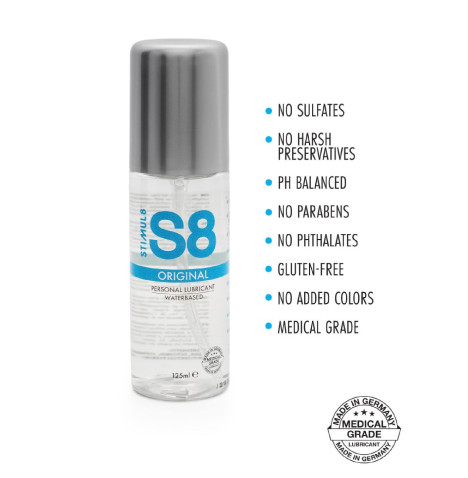 S8 - Lubrificante a base d'acqua 125ml