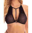 PinkLipstic - Bralette Set Due Pezzi Nylon Nero 