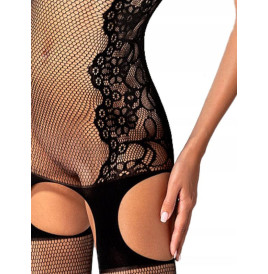 Passion - Bodystocking BS082 Nero Rete