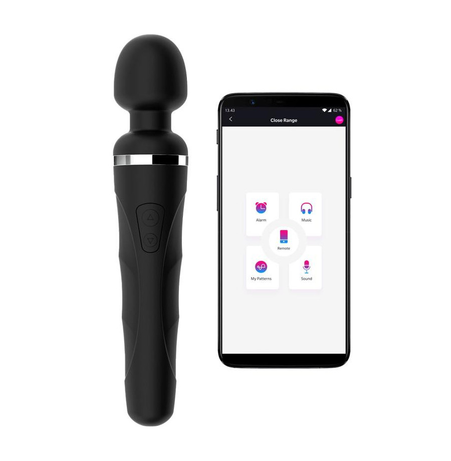 Lovense - Domi 2 Mini Wand Massager Nero 