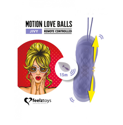 FeelzToys - Motion love balls Jivy Viola 