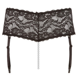 Cottelli - Slip con filo di perle Nero Pizzo 