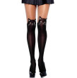 Leg Avenue - Collant Gatto Nero Nero Carne