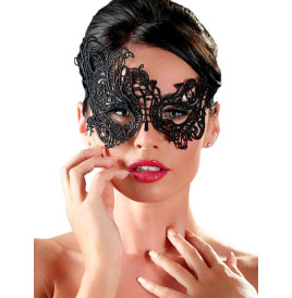 Maschera Ricamata 01 Nero Pizzo