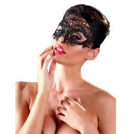 Maschera Ricamata 02 Nero Pizzo