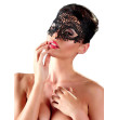 Maschera Ricamata 02 Nero Pizzo