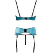 Shelf Bra Set Nero Verde 