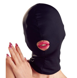 Maschera con apertura Nero Elasticizzato 