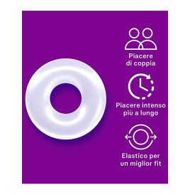 Durex pleasure ring Bianco 