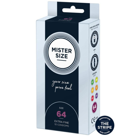 Mister Size - Profilattici 10pz 64