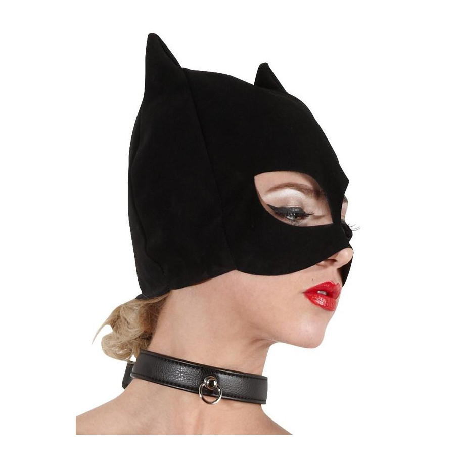 Maschera da Gatta - Catwoman Nero 