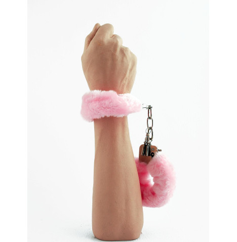 Manette Peluche Love Cuffs Rosa 