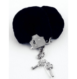 Manette Peluche Love Cuffs Nero 