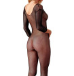 Bodystocking Aperta Nero Rete 