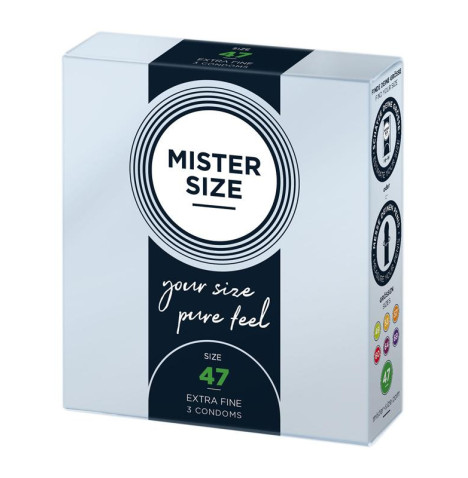 Mister Size - Profilattici 3pz 47