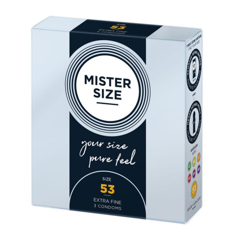 Mister Size - Profilattici 3pz 53