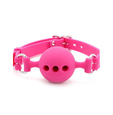 Ball Gag Respirabile Rosa 