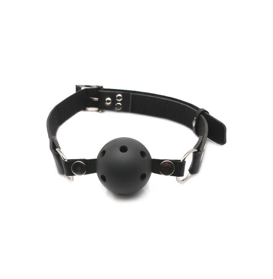 Ball Gag Respirabile Nero 