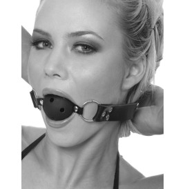 Ball Gag Respirabile Nero 