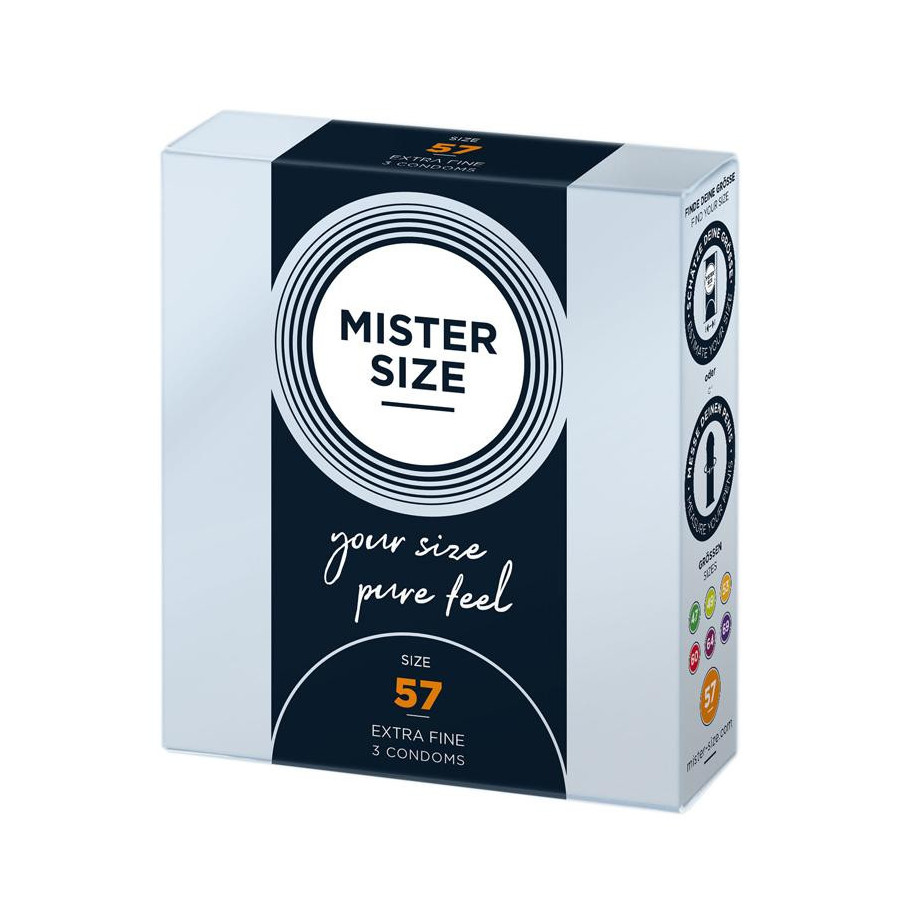 Mister Size - Profilattici 3pz 57