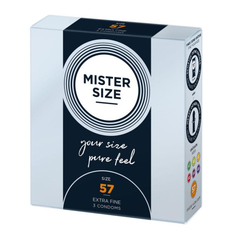 Mister Size - Profilattici 3pz 57