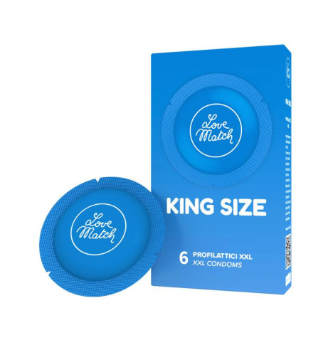 Love match - Profilattici King Size - 6pz