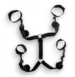 Crushious - Bed Restraints Kit Nero Elasticizzato 