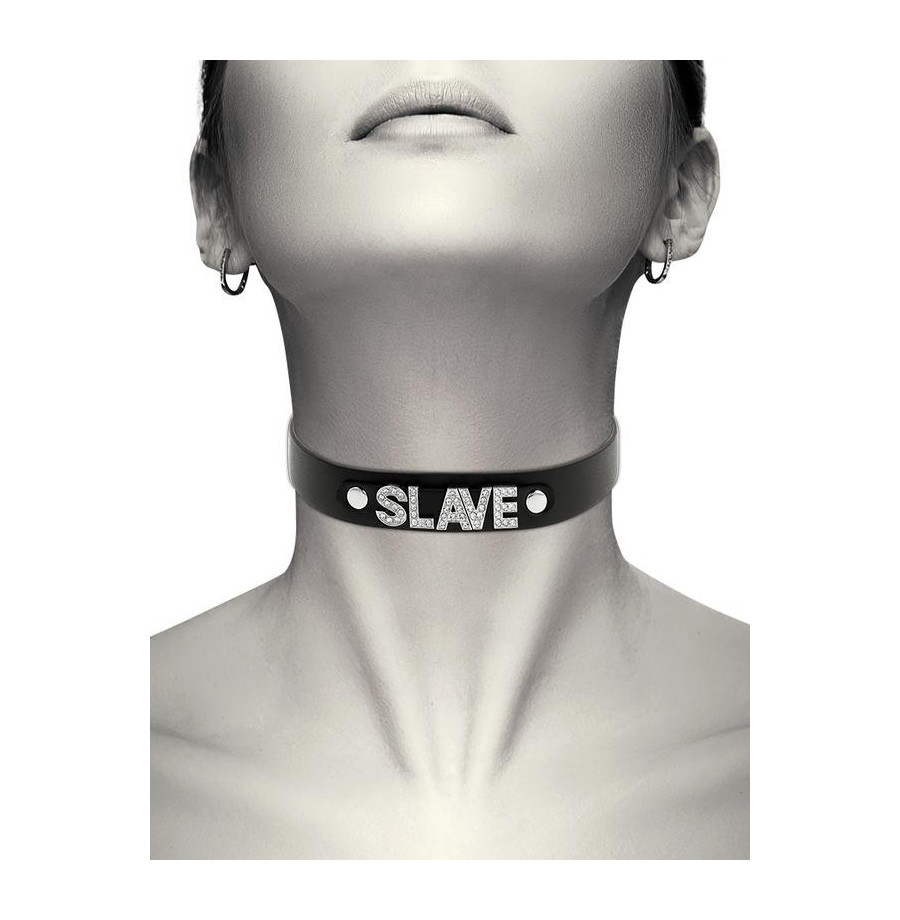 Coquette - Collare Choker Slave Nero